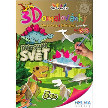 

3D omalovánky Dinosauří svět