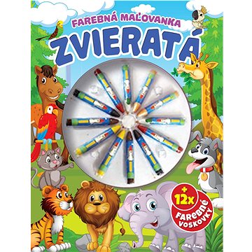 

Zvieratá Farebná omaľovanka