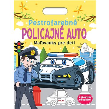 

Pestrofarebné policajné auto