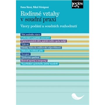 

Rodinné vztahy v soudní praxi: Vzory podání a soudních rozhodnutí