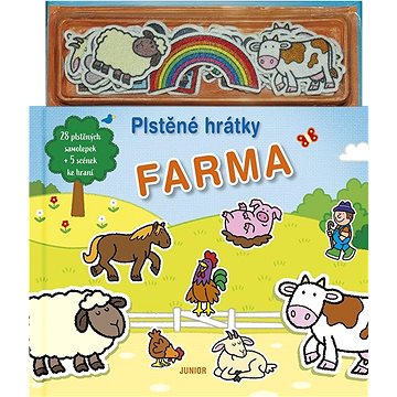 

Plstěné hrátky Farma: + 28 plstěných samolepek a 5 scén ke hraní