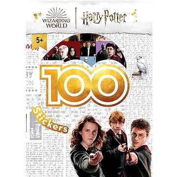 

100 samolepek s omalovánkovými listy Harry Potter