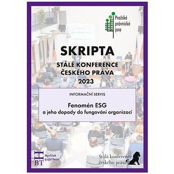 

Skripta SKČP Fenomén ESG: a jeho dopady do fungování organizací