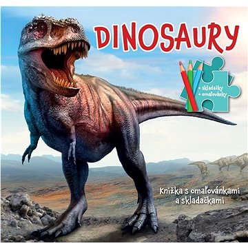 

Dinosaury: Knižka s omaľovánkami a skladačkami