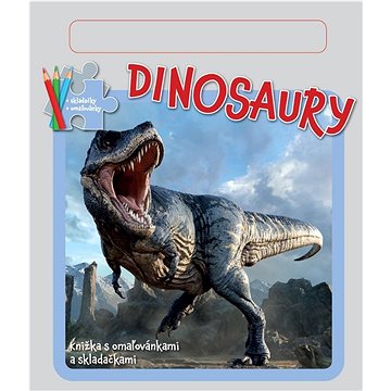 

Dinosaury: Knižka s omaľovánkami a skladačkami
