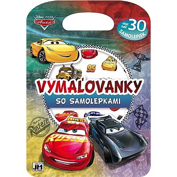 

Vymaľovanky so samolepkami Autá