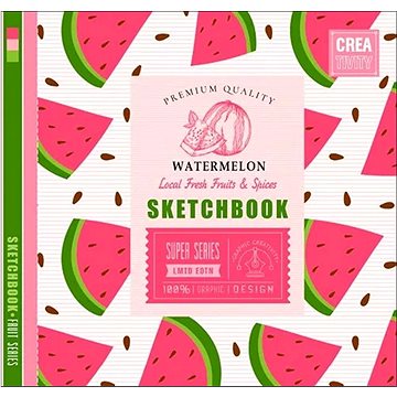 DITIPO Sketchbook Watermelon 20 × 20 cm