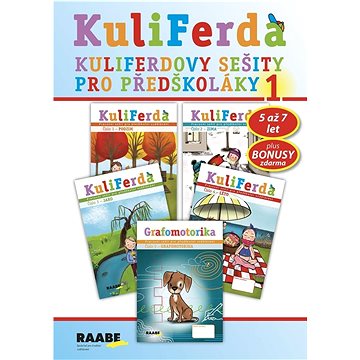 

KuliFerda (5–7 let): SADA 5 pracovných sešitů č.1
