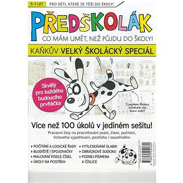 

Předškolák speciál Kaňkův velký školácký speciál