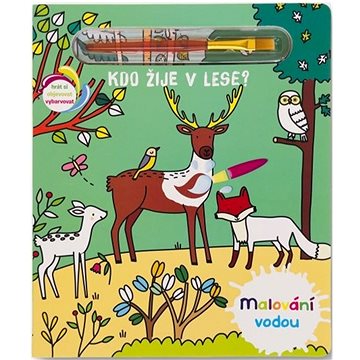 

Malování vodou Kdo žije v lese