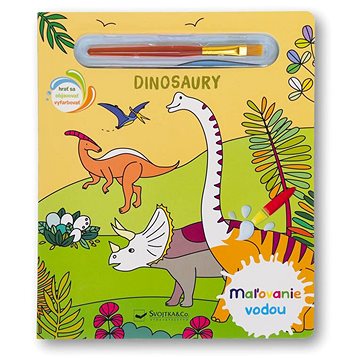 

Maľovanie vodou Dinosaury