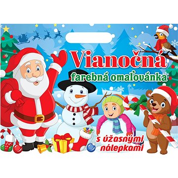 

Vianočná farebná omaľovánka