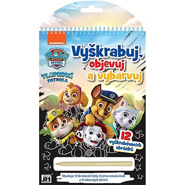 

Vyškrabuj, objevuj, vybarvuj Tlapková patrola