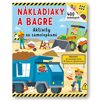 

Nákladiaky a bagre Aktivity so samolepkami