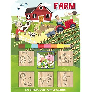 Razítka 5+1 s voskovkou Farma
