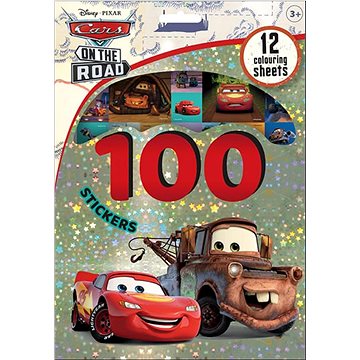 

100 samolepek s omalovánkovými listy Auta