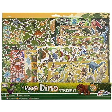

Mega set samolepek Dino