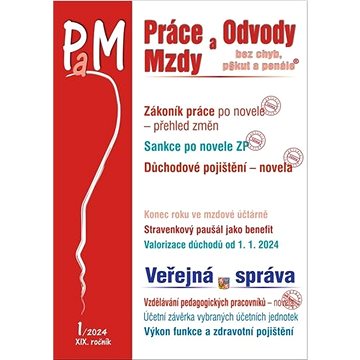 

Práce a mzdy 1/2024 – Práce na dálku a dohody