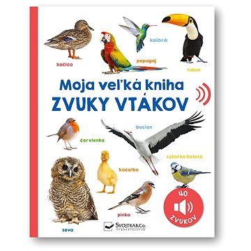 

Moja veľká kniha Zvuky vtákov