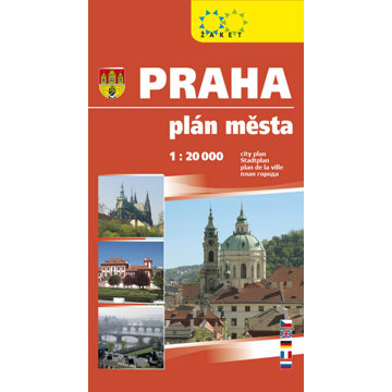 

Praha plán města: 1 : 20 000