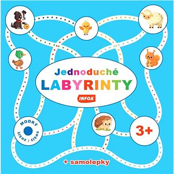 

Jednoduché labyrinty Modrý sešit/zošit: + samolepky