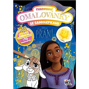 

Tvarované omalovánky Přání