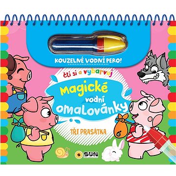 

Magické vodní omalovánky Tři prasátka