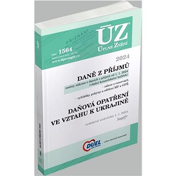 

ÚZ 1564 Daně z příjmů 2024