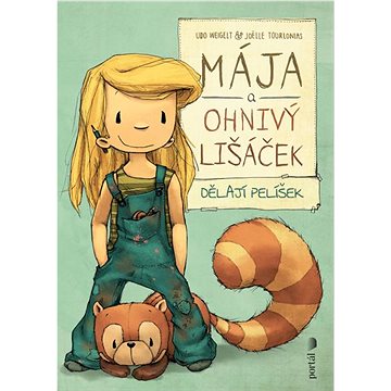 

Mája a ohnivý lišáček dělají pelíšek