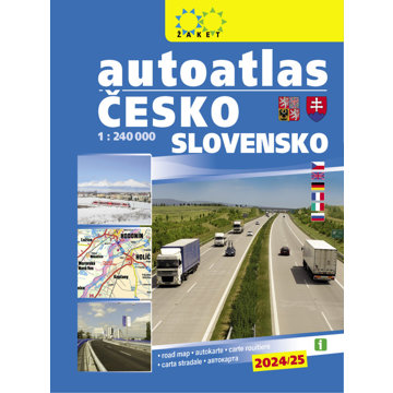

Autoatlas Česká republika Slovenská republika 1:240 000: 2024/25
