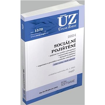 

ÚZ 1570 Sociální pojištění