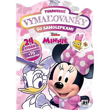 

Tvarované vymaľovanky so samolepkami Minnie