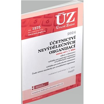 

ÚZ 1575 Účetnictví nevýdělečných organizací