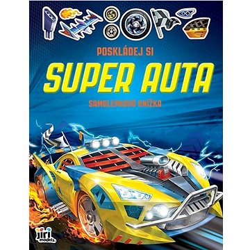 

Poskládej si Super auta: Samolepková knížka
