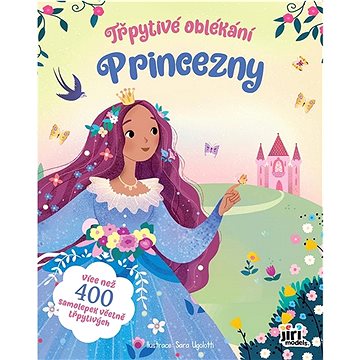 

Třpytivé oblékání Princezny: Více než 275 samolepek včetně třpytivých
