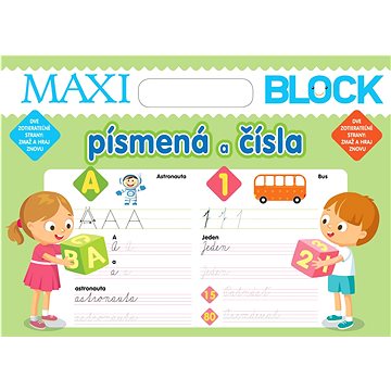 

Maxi block Písmena a čísla