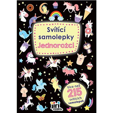 

Svítící samolepky Jednorožci