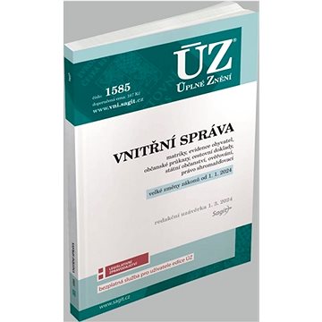 

ÚZ 1585 Vnitřní správa