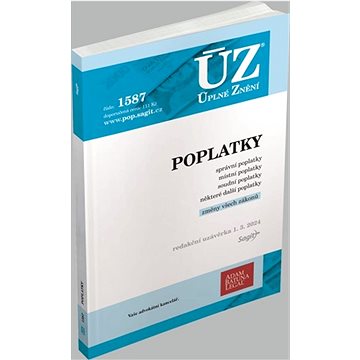 

ÚZ 1587 Poplatky