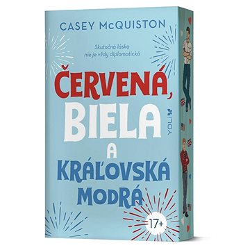 

Červená, biela a kráľovská modrá