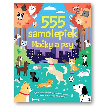 

555 samolepiek Mačky a psy
