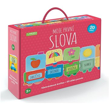 

Moje první slova: 10stránková knížka + 20 dílků puzzle