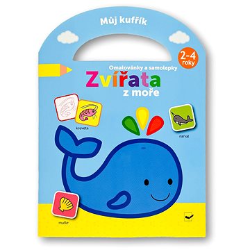 

Můj kufřík Omalovánky a samolepky Zvířata z moře