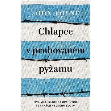 

Chlapec v pruhovaném pyžamu: Dva malí kluci na opačných stranách velkého plotu