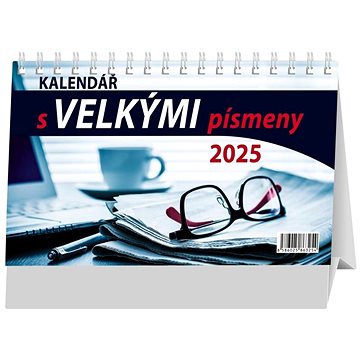 

Kalendář s velkými písmeny 2025
