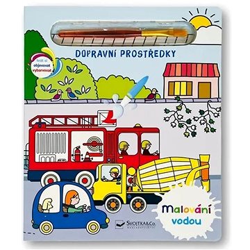 

Malování vodou Dopravní prostředky