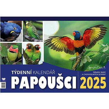 

Papoušci týdenní stolní kalendář 2025