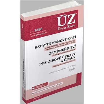 

ÚZ 1598 Katastr nemovitostí