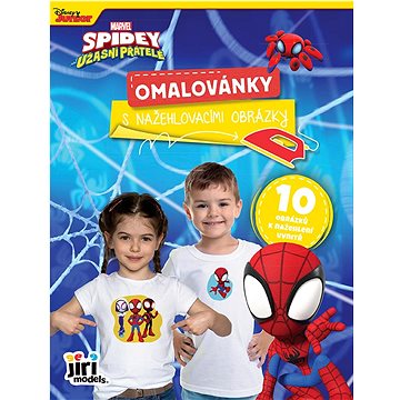

Omalovánky s nažehlovacími obrázky Spidey