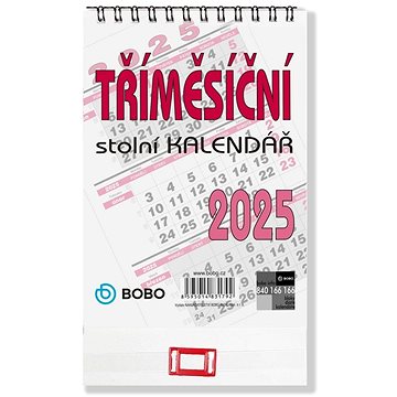 

Tříměsíční kalendář 2025